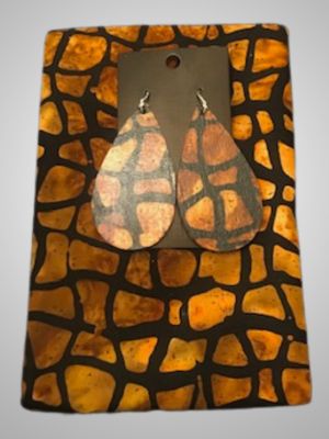 Culture Inspired Headwrap and Earring Set