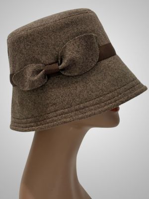 Bloom Brown Wool Felt Hat v1