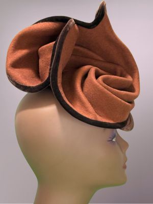 Unbound Freedom Wool Sculpted Hat by Cenojyk_Side View Unbound-Freedom-Wool-Sculpted-Hat-by-Cenojyk_Side-View